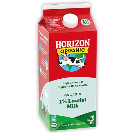 Organic lowfat milk