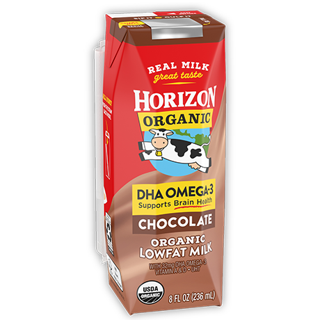 Organic Lowfat Chocolate Milk Box with DHA Omega-3