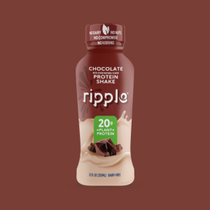 Ripple Chocolate Plant-Based Protein Shake (12-Pack)