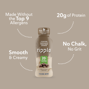 Ripple Coffee Plant-Based Protein Shake (12-Pack)